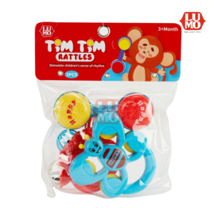 Tim Tim Rattles – 3 Pcs 3+ Month