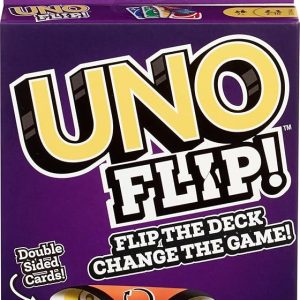 UNO Kid Mattel Games Uno Flip Side Card Game, Multi Color