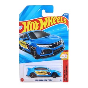 Hot Wheels 2025 2018 Honda Civic Type R Then and Now Ages 3 and Up – Blue